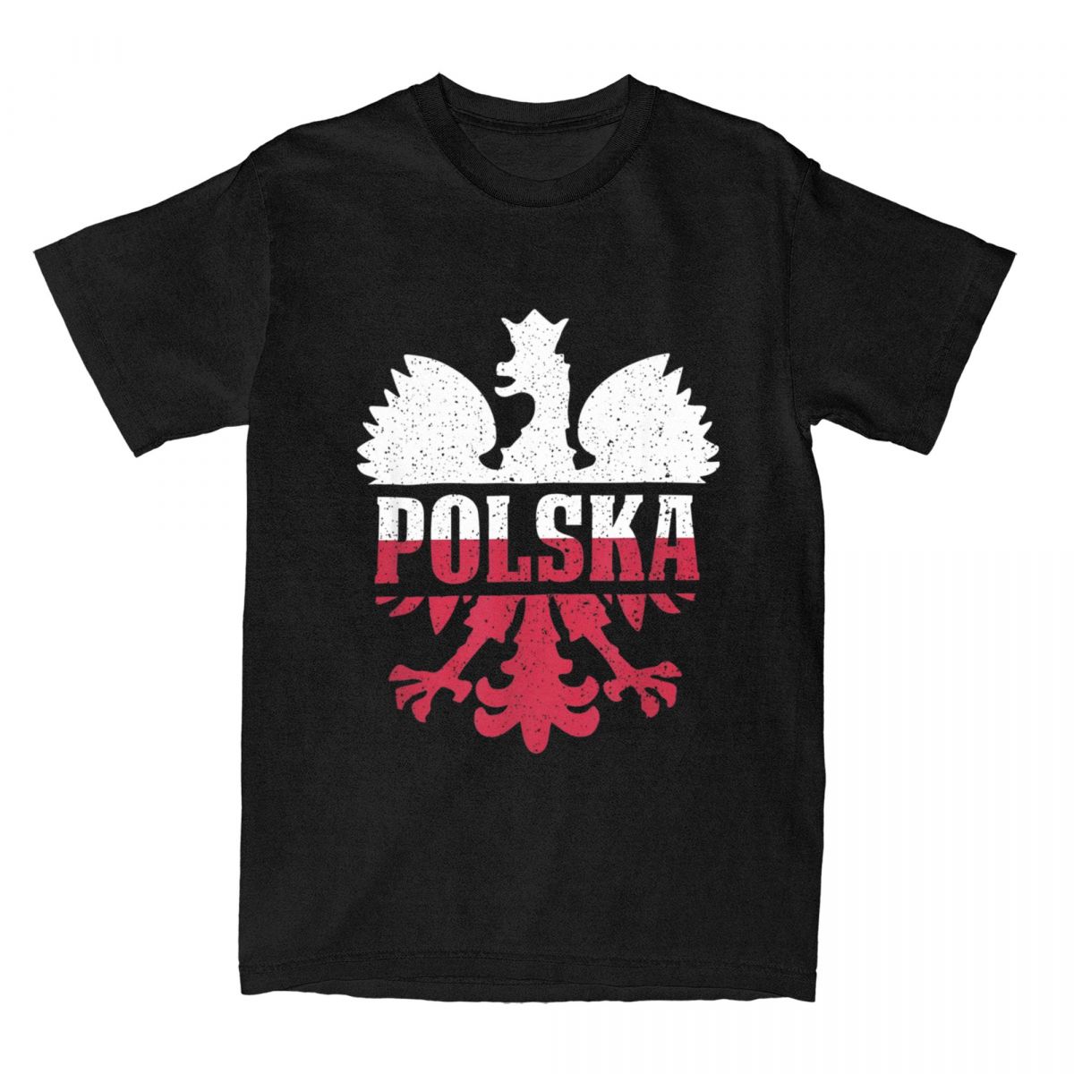 Polish Eagle Polish Crest Vintage Polska Eagle Poland T Shirts Unisex Cotton Novelty TShirts Pride Retro Tee Shirt Tops Gift Idea S