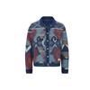 Evisu Exotic Seagull Embroidery Reversible Denim Jacket Men Jacket Denim-Blue 2ESHTM1DJ706LF
