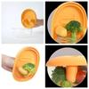 Portable Multifunctional Outdoor Camping Cookie Snack Storage Box Silicone Lid Non-Stick Household Kitchen Storage Organizer