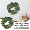 50cmmagnolia Leaf Wreath Door Hanging Shopping Mall Home Window Scene Decoration Layout