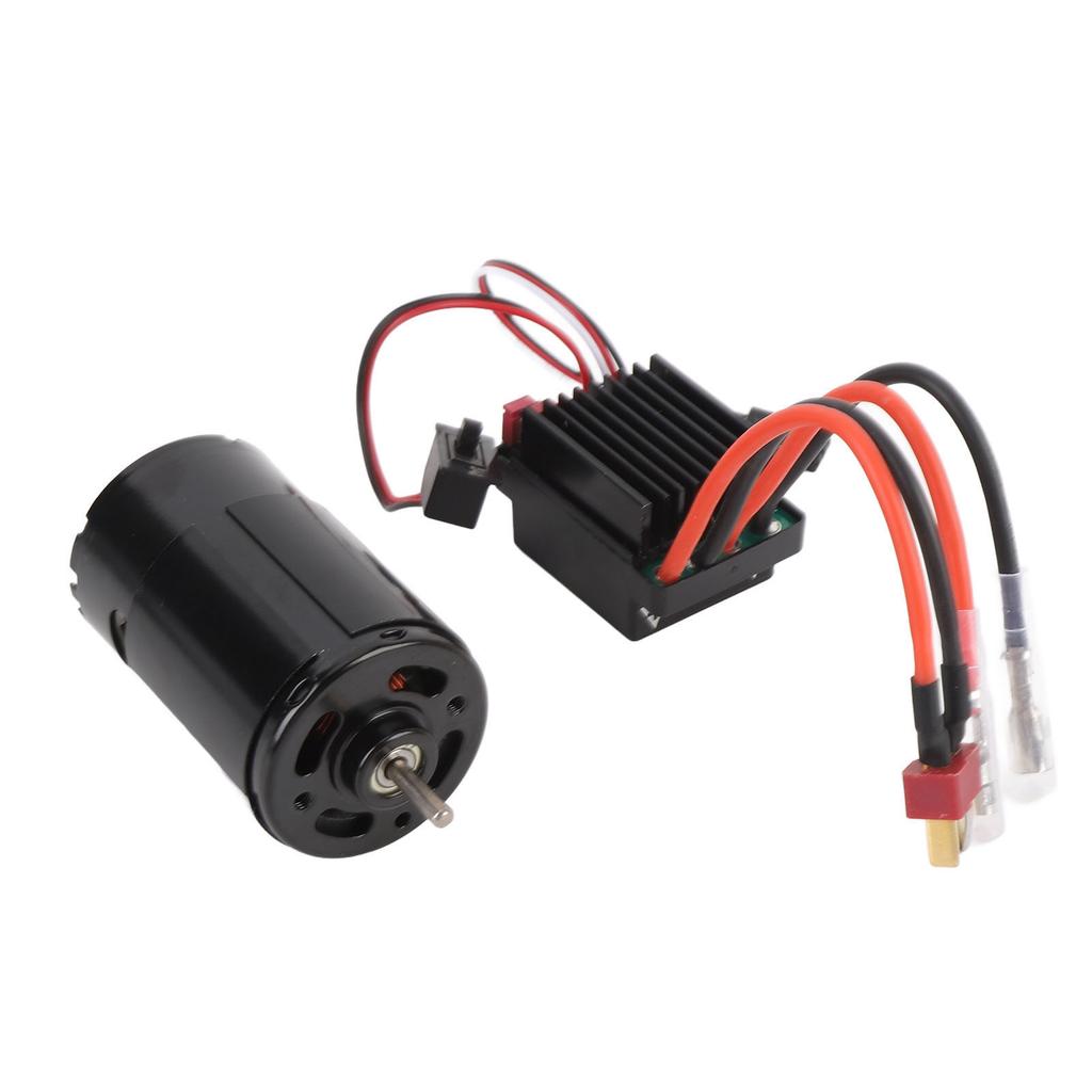 RC Car 550 Brushed Motor with ESC Copper Iron Brushed Motor Replacement for HPI for Wltoys for