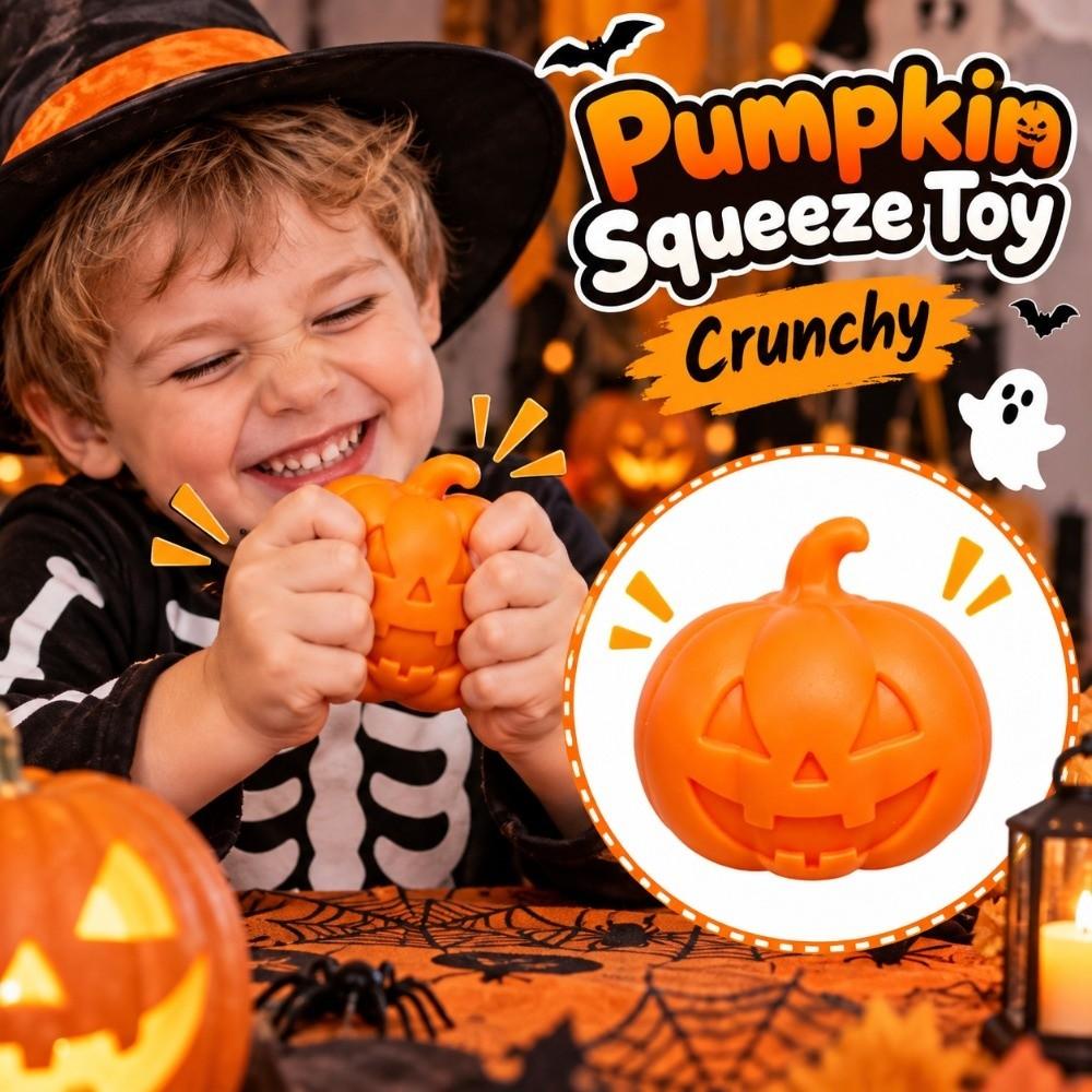 Anxiety Relief Pumpkin Squeeze Toy Crunchy Handmade Ball Office Desk Toy