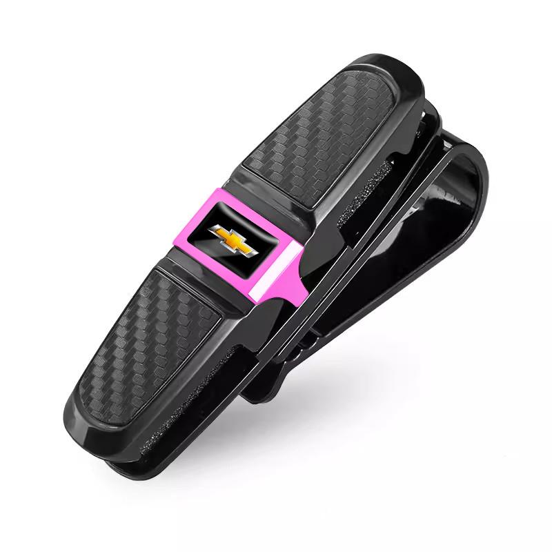 Clip para Gafas de Parasol de Coche ABS Sujetador Rápido para Tarjetas y Tickets Para Chevrolet Cruze Malibu Colorado Suburban Equinox Blazer Trax Camaro