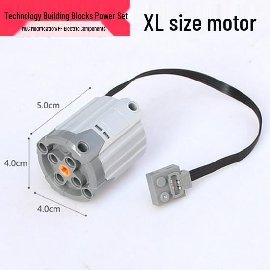 Compatible Lego M-Size Motor Power Set: Mechanical Building Blocks, Technology Accessories, Remote Control, 5 Battery Box