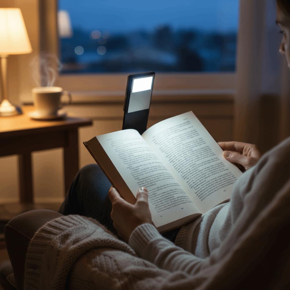 3-color Light Reading Light Clip 4 Gear Dimming Eye Protection Light Book Clip Light  Desktop Table