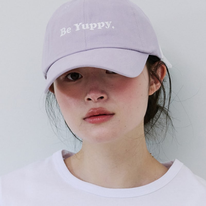 YUPPE Y RIBBON BALL CAP_LIGHT PURPLE