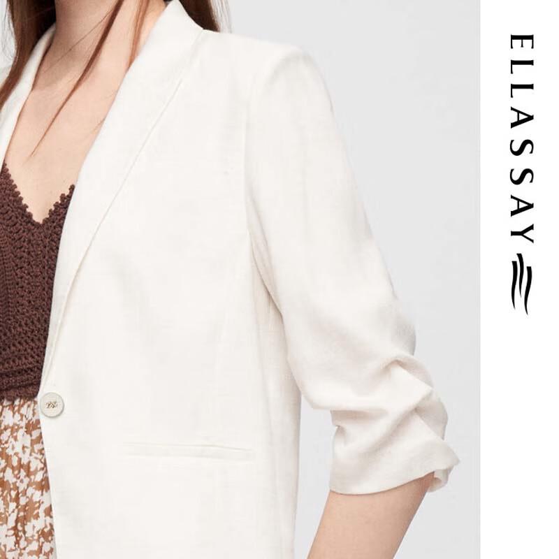 ELLASSAY Women's Elegant Seven-Sleeve Blazer