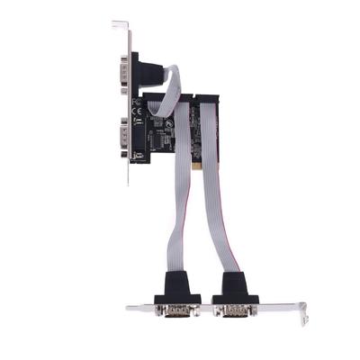 99100 Chipset PCIe 4 Ports Serial Add On Card Multi RS232 DB9 COM Expansion R Adapter