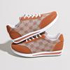 Autumn and winter new large size women's casual sports shoes flower color matching shoes women