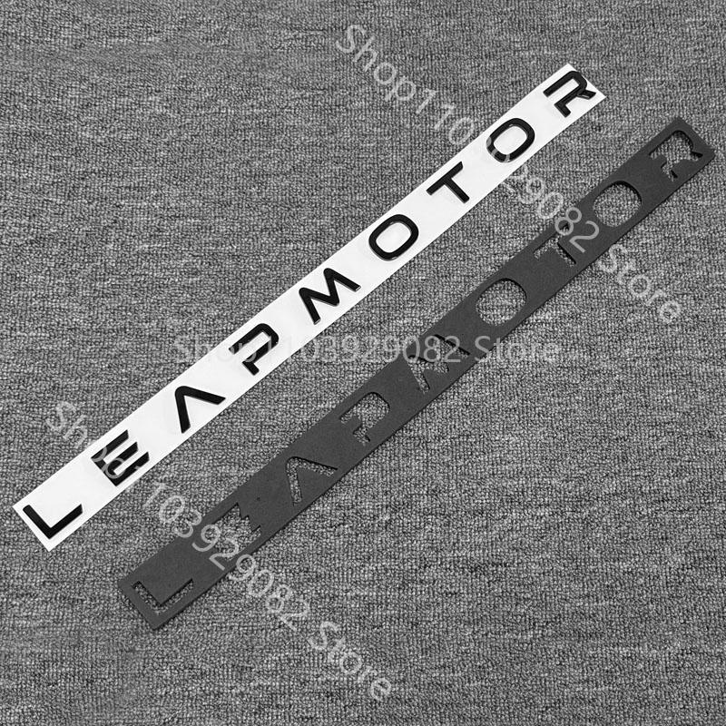 Pro Leapmotor C10 C16 C11 C01 Černý Znak na Auto Písmeno Samolepka Černý Znak na Kufr Náhradní Samolepka Modifikační Příslušenství