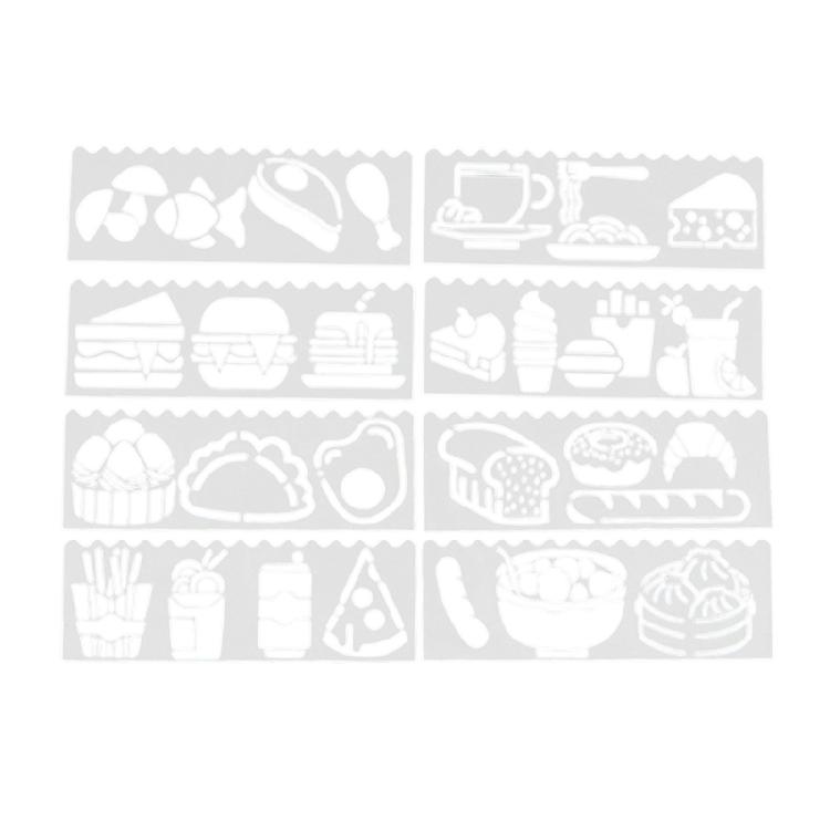 Reusable Animal Plane Stencils Pack Of 8 PET Plastic Drawing Guides Templates For Childrens Art Class And Home Crafts