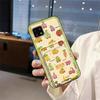 Silicone Cute Phone Case For Sharp Aquos Sense4 4G/Sense 5G Shockproof Back Cover Protective Durable Card Slot Graffiti