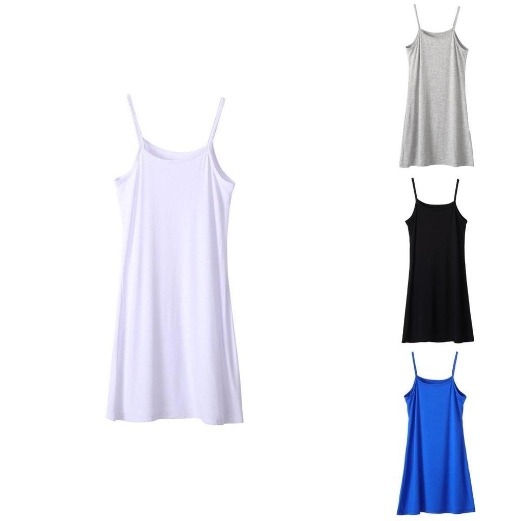 Elegant Women Tank Top Cami Dress With Adjustable Spaghetti Straps For Comfort