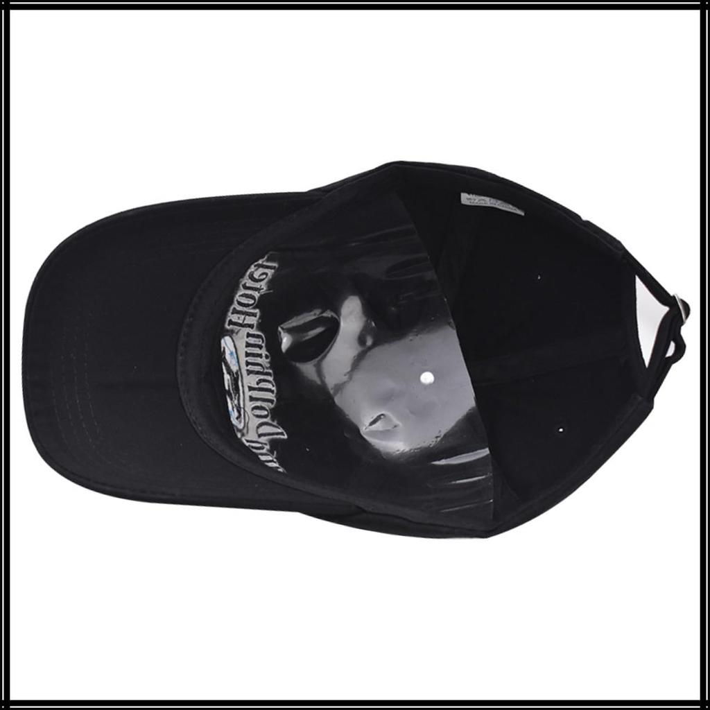 Baseball CZA419 [White Fang] Hat, Cap, Cap, Embroidered, Casual, Stylish, Outdoor, Men's, Women's, (Black)