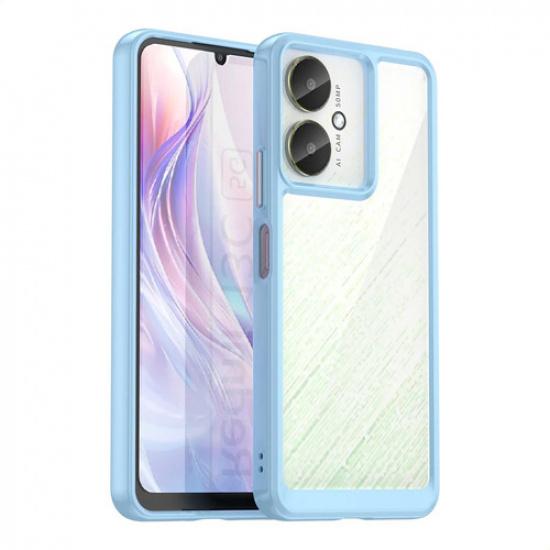 

Phone Case For Xiaomi Redmi 13c 5g , Clear Transparent Phone Case Cover For Xiaomi Redmi 13c 5g світло-синій колір
