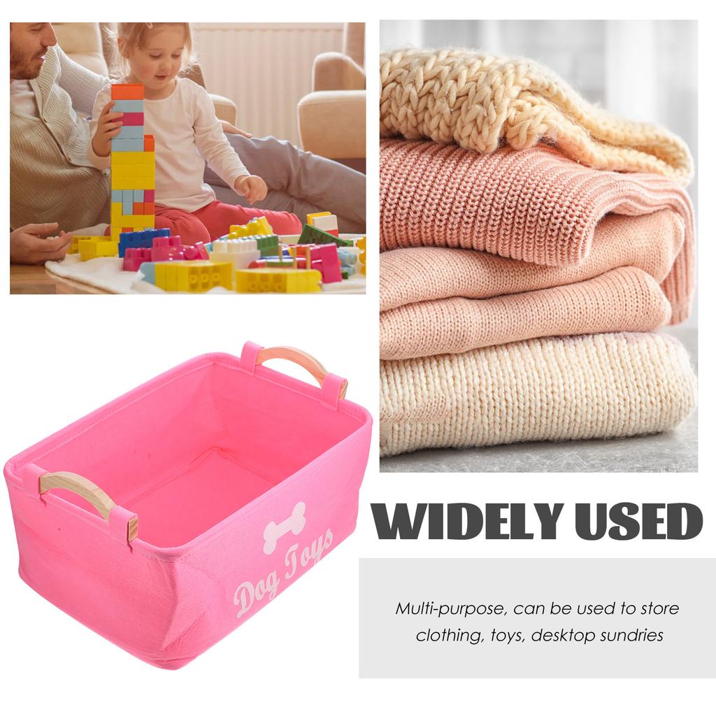 Pet Storage Organizer Box Large Capacity Clothes Basket Sundries Container Home Storage Case Pet Plaything Organizer