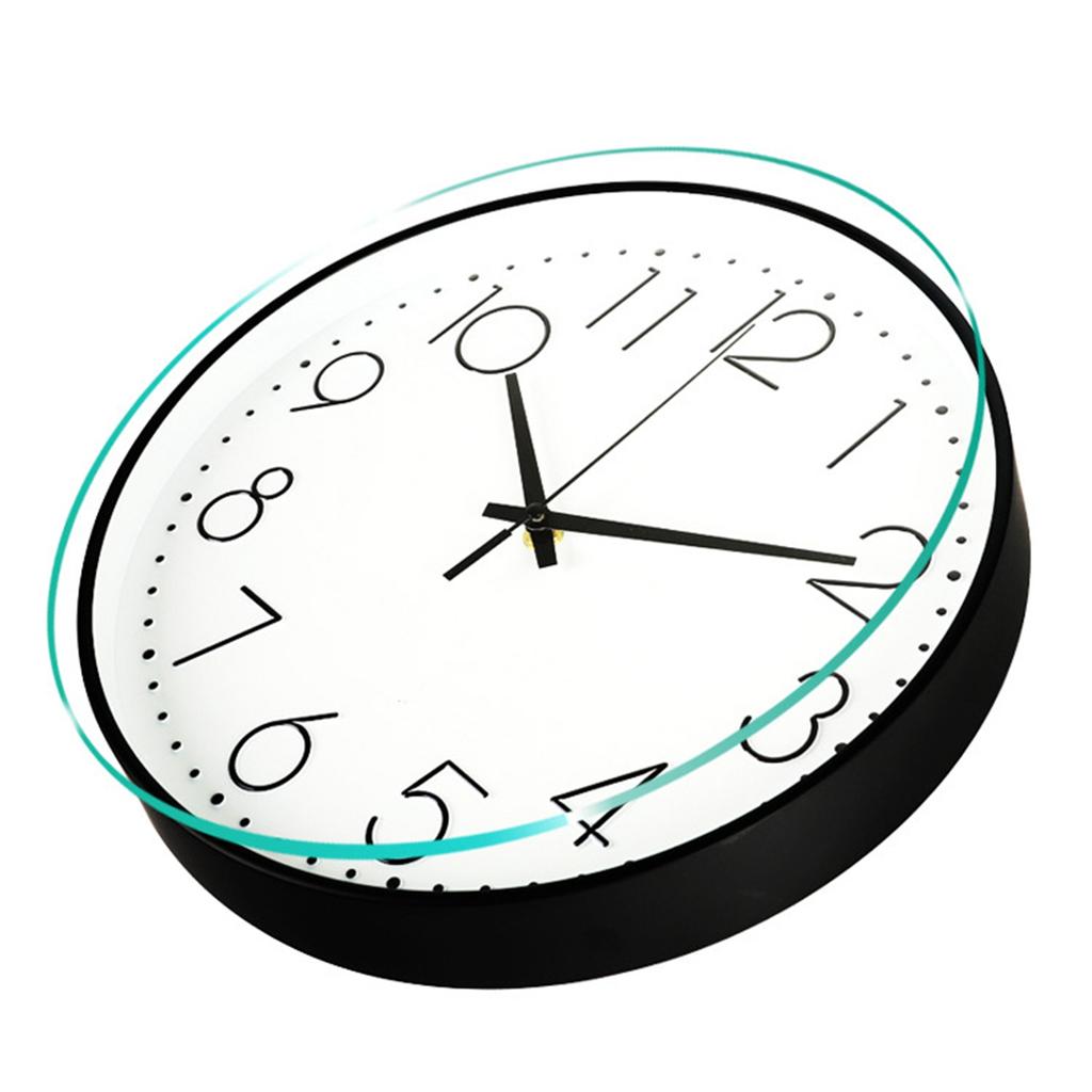 8 Inch Silent Wall Clock Non Ticking Decorative Easy To Read Round Wall Clock for Home Livingroom