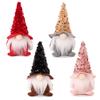 Christmas Decoration Sequin Faceless Santa Claus Figurine, Home Christmas Small Gift