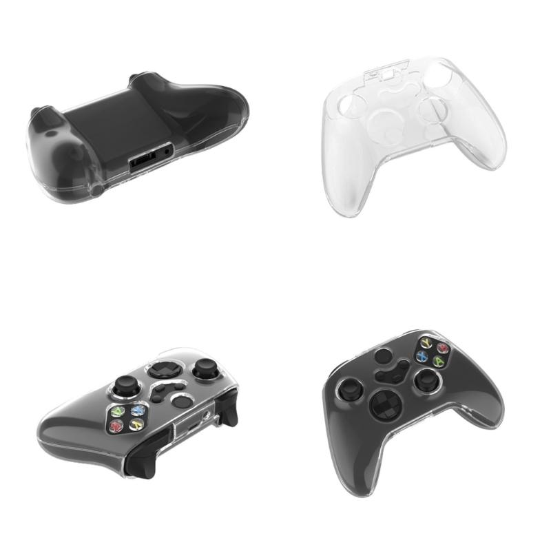 Clear Case Crystal Protective Cover Wear Resistant for XSX Game Controller PC Gaming Protector Sleeve