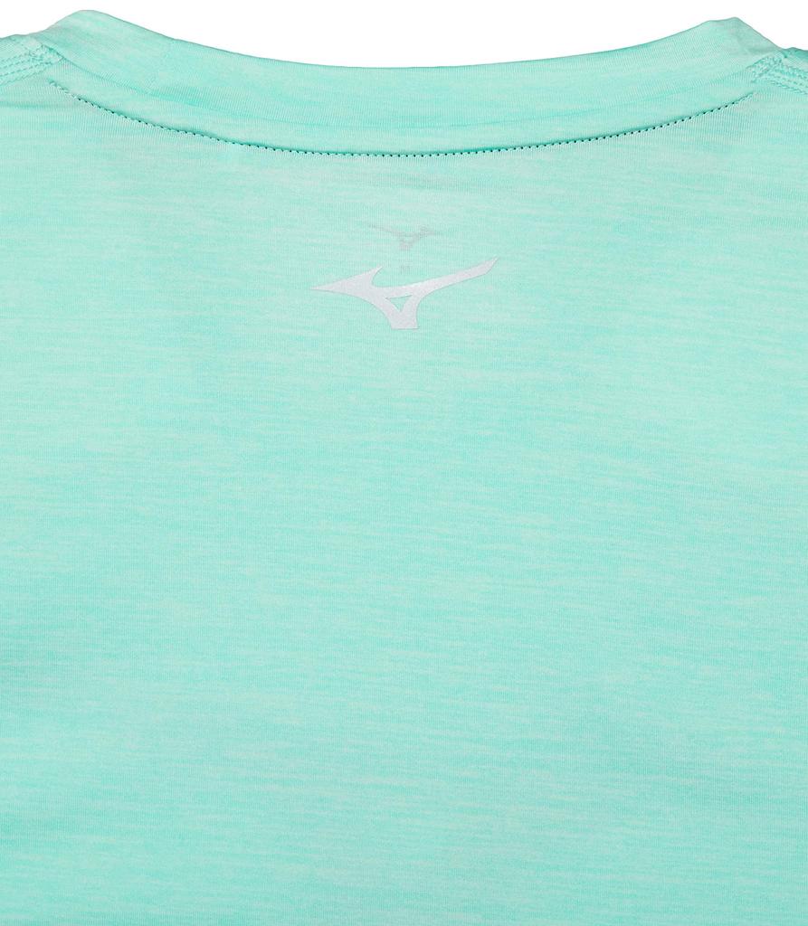 Mizuno J2MA0135 Ice Green Graphic Short Size L Size Men's T-Shirt, Sleeve, (Japan L)