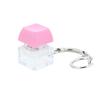 Mini Mechanical Keyboard Fidget Keychain Stress Relief Clicker Toy Portable Finger Press Sensory Toy Keyring Bag Pendant Decor