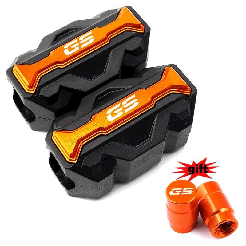 

Для BMW R 1250 GS ADVENTURE R1250GS R1200GS LC ADV F850GS F750GS F650GS G310GS аксессуары бампер блок защита двигателя крышка оранжевый