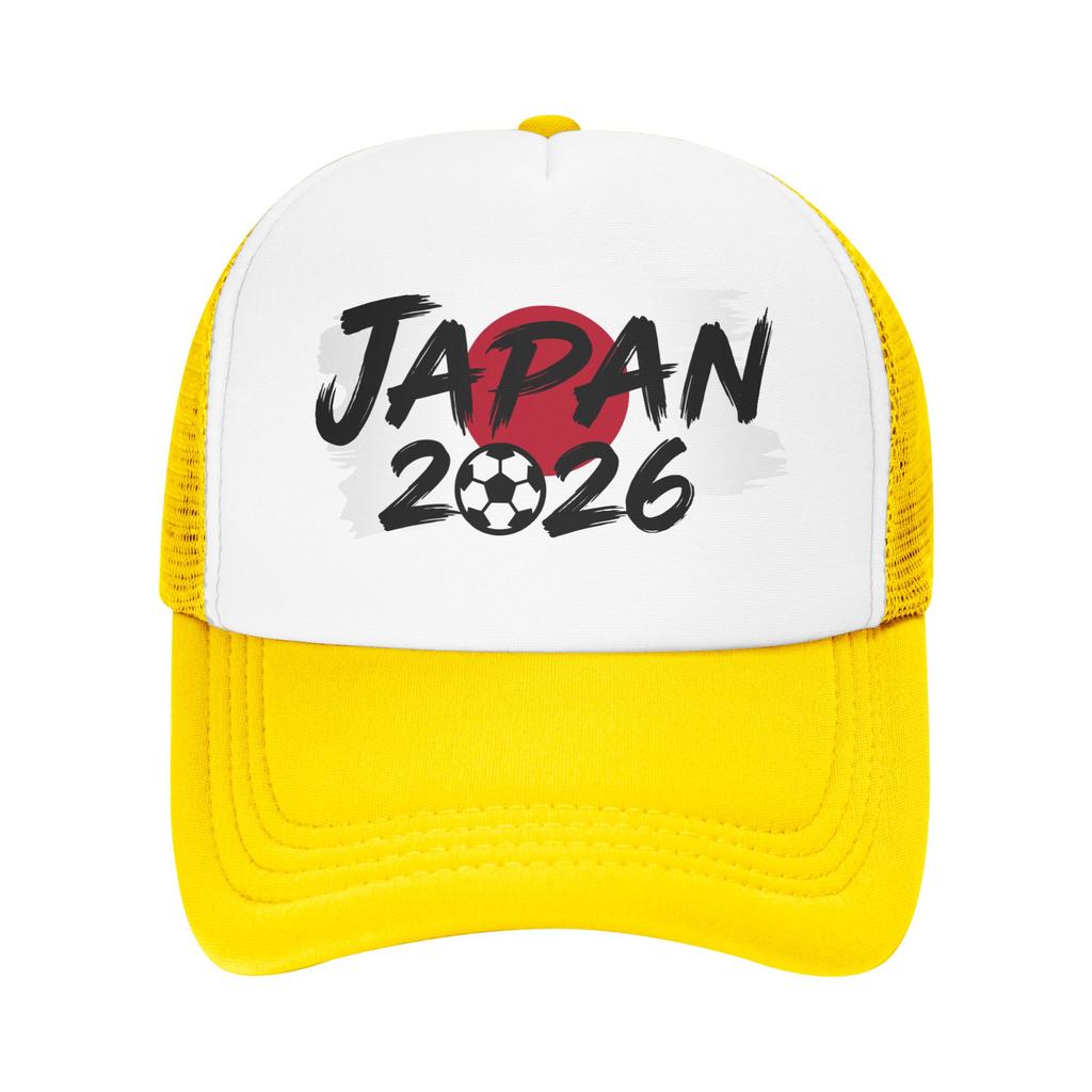 Japan Football Match  Mesh Baseball Cap Unisex Women Fashion Trucker Hat Dad Hat Adjustable Summer Trucker Caps