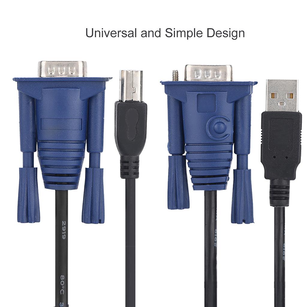 1.5M USB 2.0 KVM Switch Cable Multi Functional Cable Convenient for PC Computer