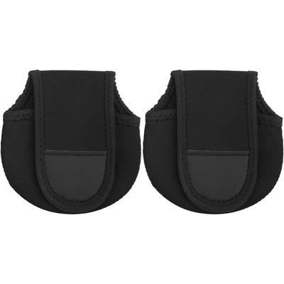 Casting Reel Case – Waterproof Reel Protective Cover – High-Strength Canvas, Shock-Absorbent, Adjustable Velcro – 12.5x12cm – 1/2 Pack Options