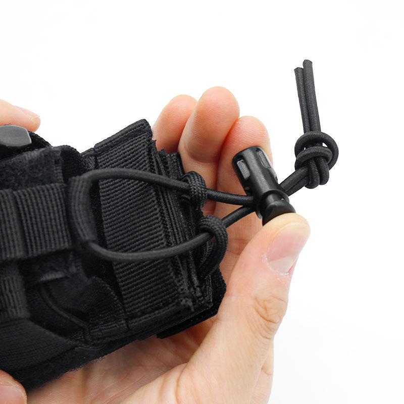 Tactical Camouflage Walkie-Talkie Molle Pouch: Adjustable Military Waist Bag Accessory