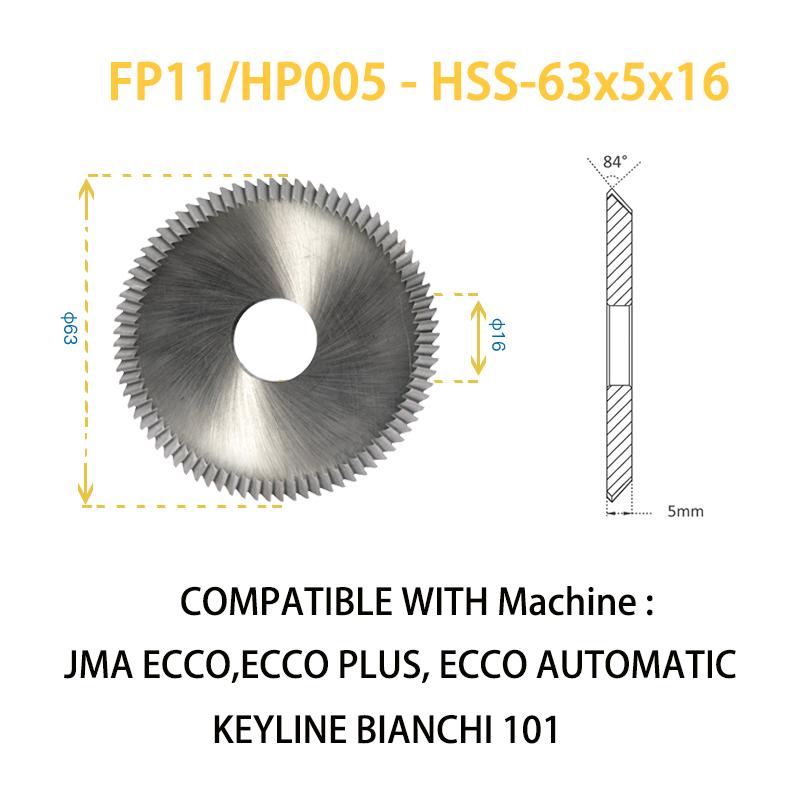 

Фреза JMA FP11 HP005 - JMA Nomad ECCO KEYLINE BIANCHI 101 Key Machine Aftermarket