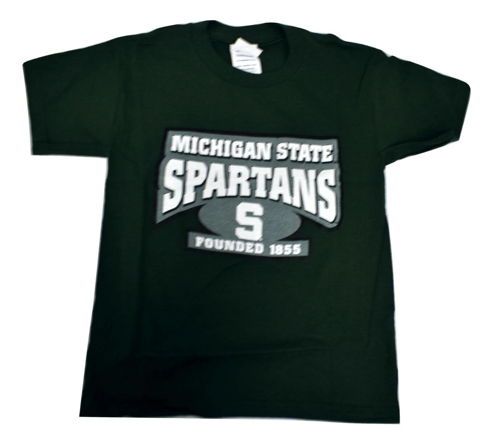 NCAA Youth Boys Michigan State Spartans Est, 1855 Shirt New S, M, L, XL L