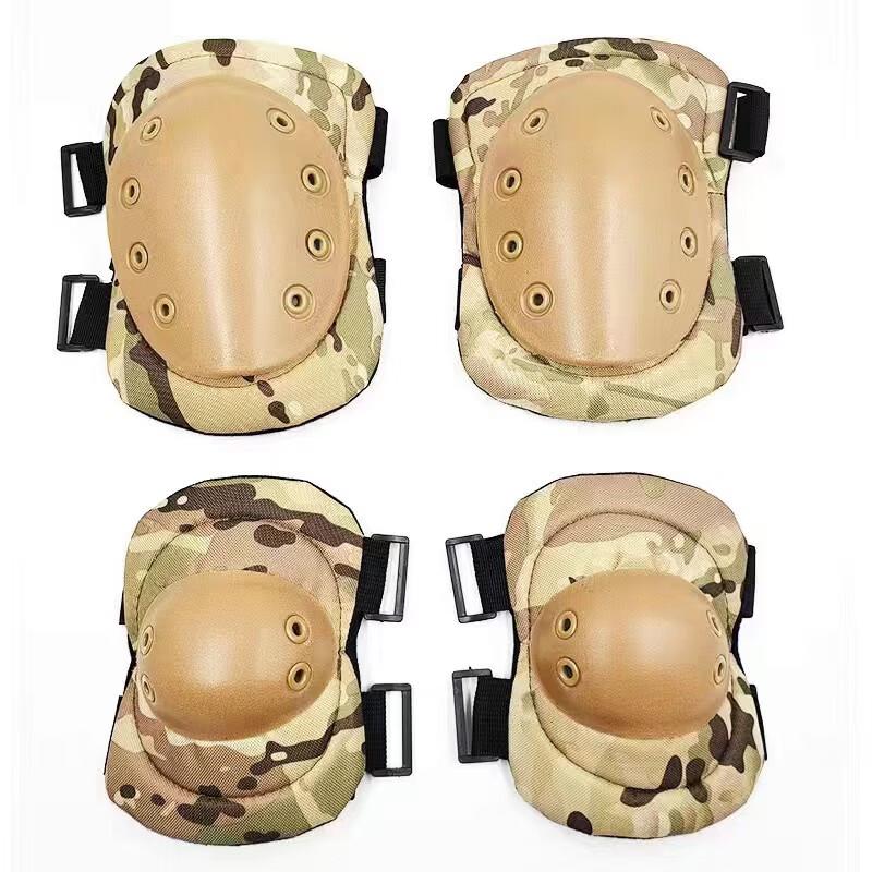 TULX Tactical Black Hawk Knee & Elbow Pad Set