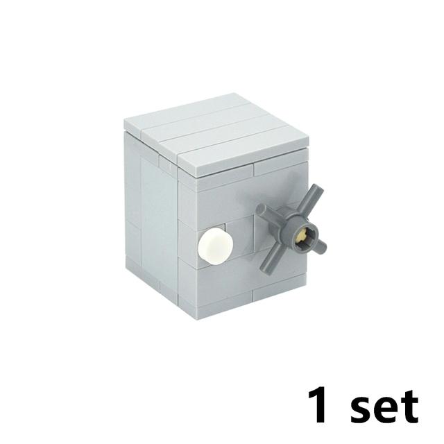 City Friend Furniture MOC Parts Tree Desk billiard Ball Sofa Wardrobe Bathroom Parts Building Block DIY House Scenes Accessories