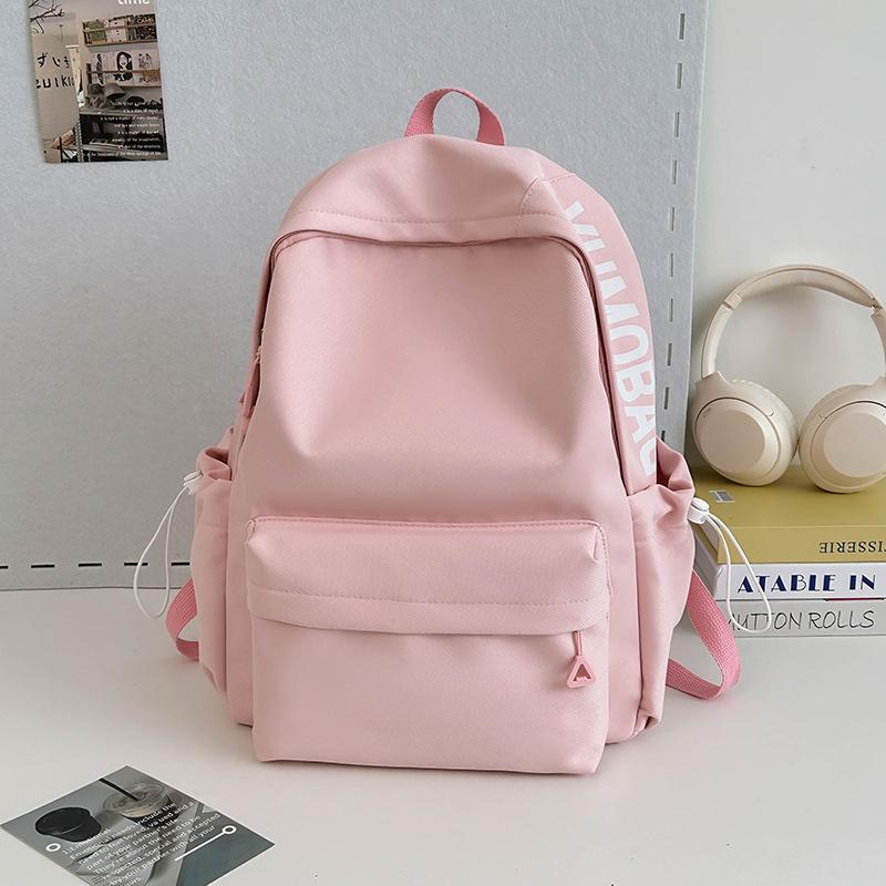 

New Korean Style Campus Backpack Large Capacity Lightweight Student Schoolbag Women s Fresh Travel and Casual Letter Backpack .