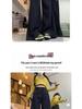 Women's American-Style High-Waist Wide Leg Jeans, Spring/Summer 2026, Loose Fit, Slimming, Plus Size, Long Pants