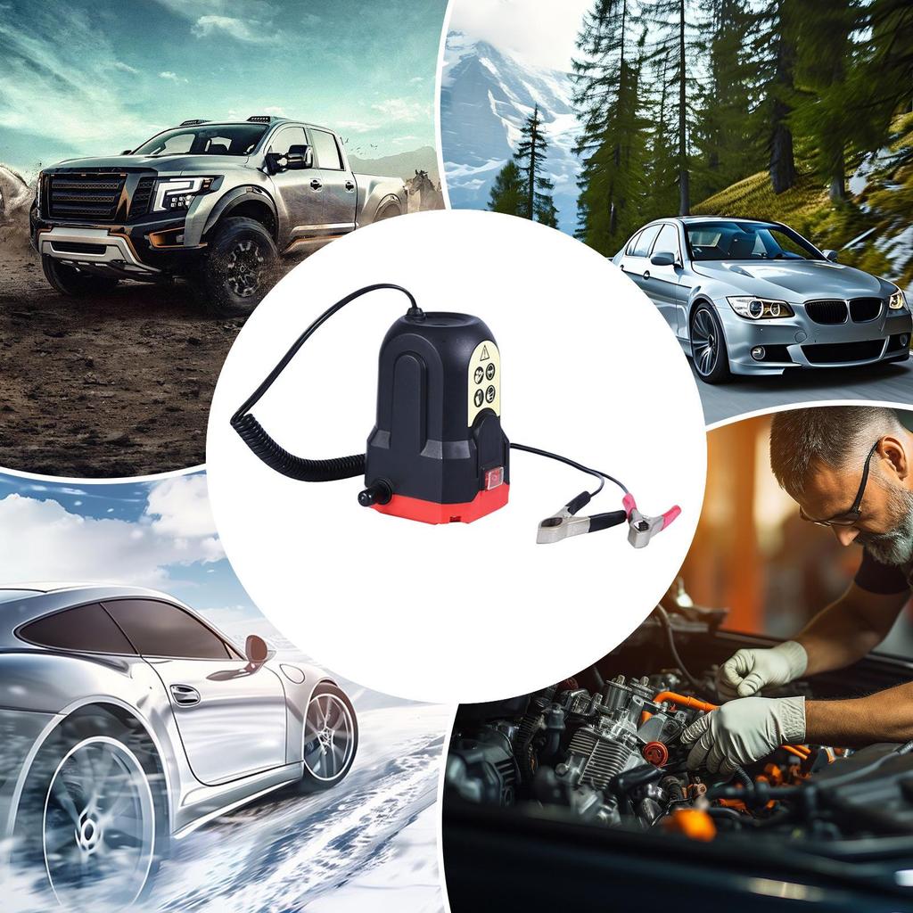 Oil Pump Extractor Portable Engine Evacuator Transfer Pump For Automotive Auto Car Vehicle Truck SUV Oil Change Extraction
