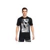 Nike Rise 365 Run Energy Printed Quick-Dry Straight-Cut Crew Neck Short Sleeve SS24 Regular Shoulder T-Shirt Men Tops Black FN3997-010