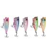 ZPSHYD 5PCS Fishing Soft Lures, Plastic Artificial Bait, Mini Popper Floating Artificial Bait Fishing Lures Fish Tackle Accessory