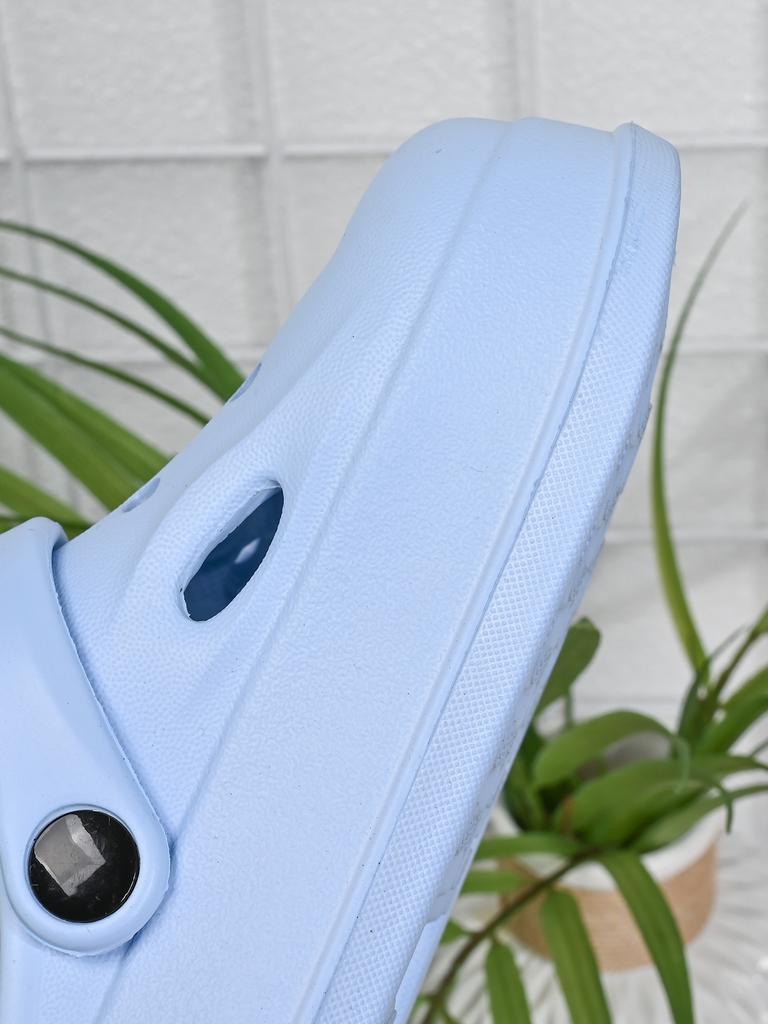 New Children's Summer Slippers Shoes Garden Shoes EVA Anti-slip Soft Bottom Shoes Solid Color Breathable Home Indoor Slippers