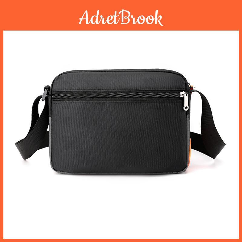 Mens Crossbody Bag With Nylon Material Lightweight Casual For Commuting And Travel