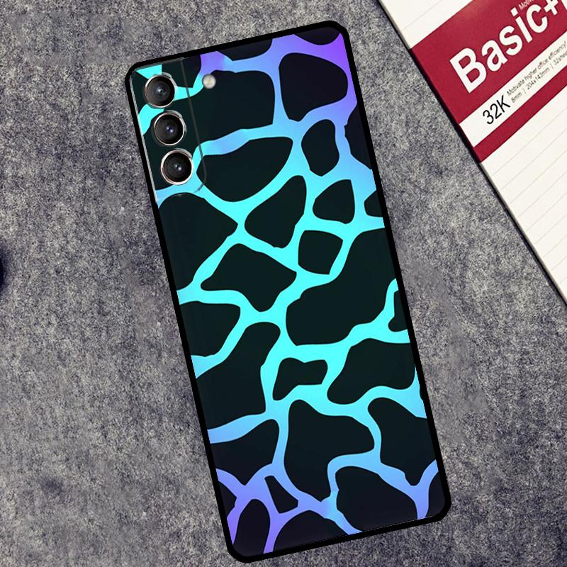 

Чехол Cyan Giraffe Leopard Zebra MAD PRINTS для Samsung Galaxy S24 Ultra S23 S22 S20 S21 FE S8 S9 S10 Plus Note 10 20 Ultra Galaxy S10 Plus