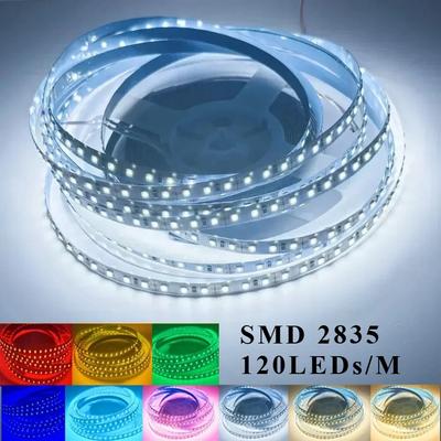12V 2835 LED Strip 5m Tape Light Ribbon 120LEDs/m Red / Blue / Green / White / Warm White 600LEDs Home Decor
