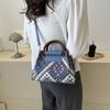 Trendy Street Style Pu Material Shoulder Bag For Women In Black Blue Red