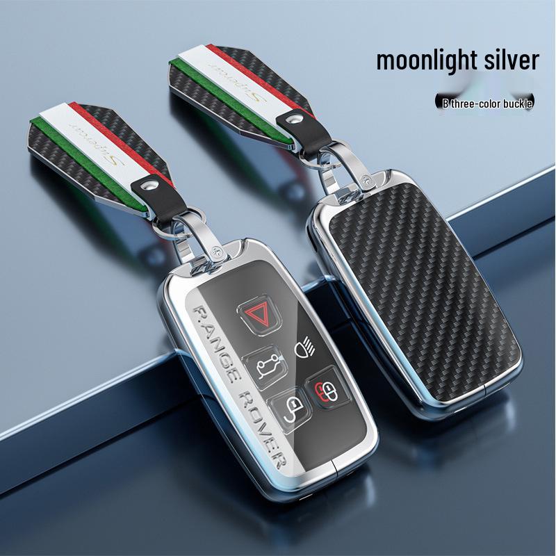 Metal Key Case for Land Rover Range Rover, Freelander, Discovery 5, Defender, Velar Cars.