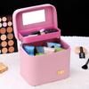 Makeup Cosmetic Large Korean Small Item Cosmetic Large with Antique Girl IBUKI-STYLE Box, Box, Portable, Capacity, Makeup, Travel, Style, Pouch, Bag,