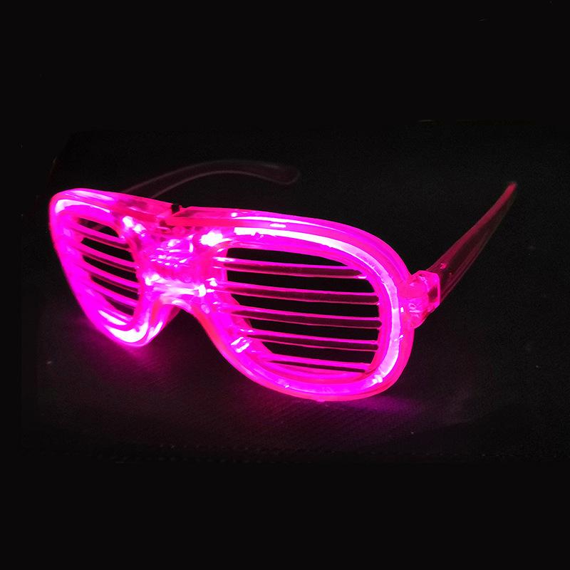 Flashing Party LED Light Glasses for Party Birthday Party Funny Tricky Fluorescent Luminous Rave Costume Party DJ Bright