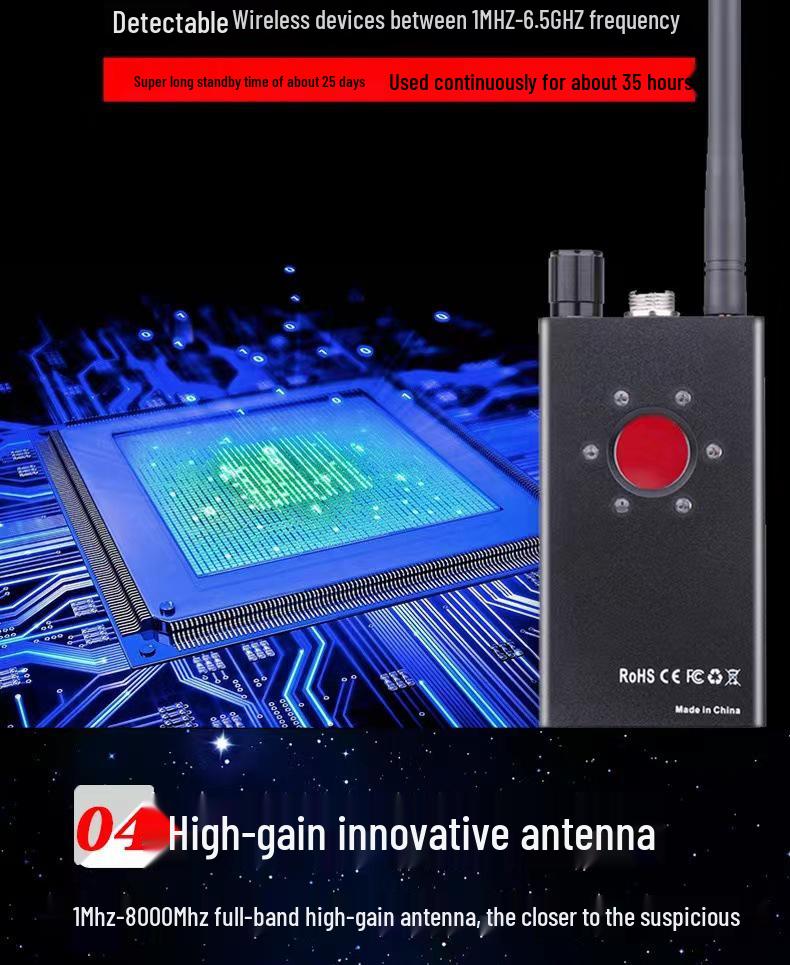 K18 Wireless GPS Signal & Camera Detector with Strong Magnetic Detection