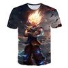 Dragon Ball Goku 3D Print Short Sleeve T-Shirt for Anime Enthusiasts