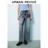 UR Women's Retro Ripped Washed Denim Jeans
